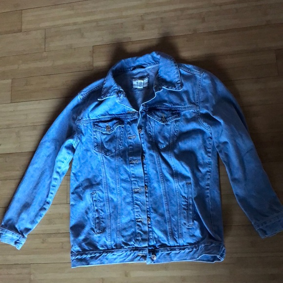 Oversized denim jacket - Picture 1 of 5